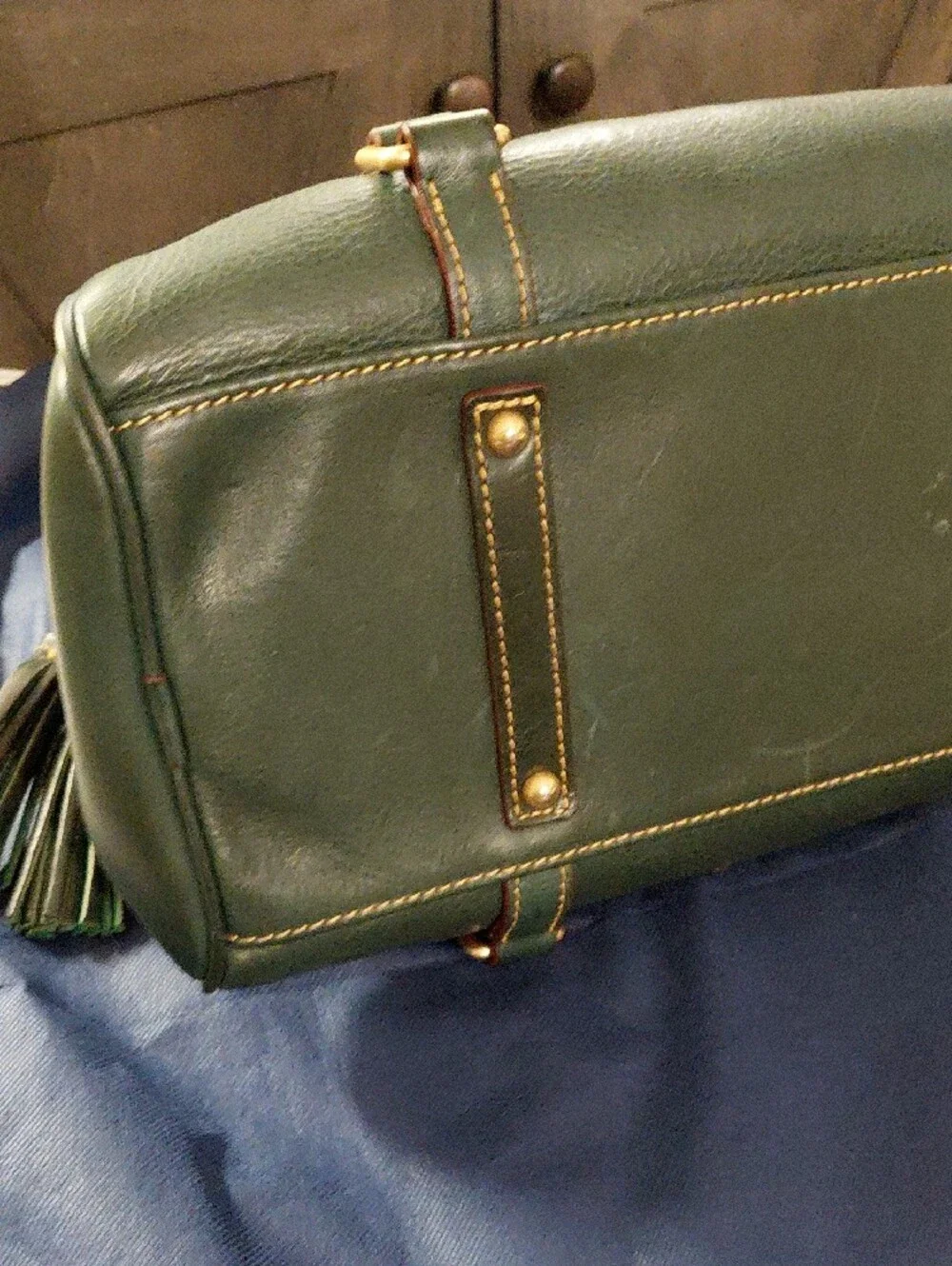 Dooney & Bourke Large Florentine Satchel In Ivy